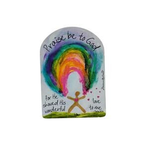 Praise Be To God Magnet – Christian Vintage